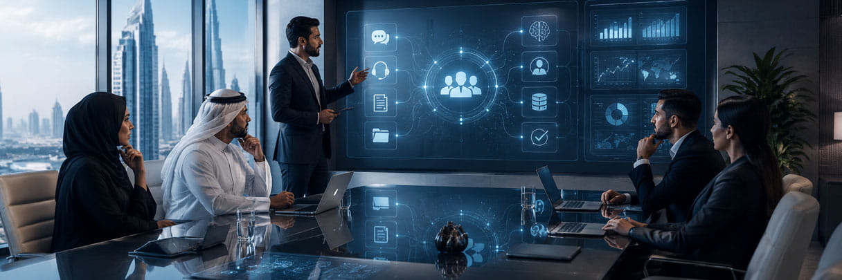 Business leaders evaluating an AI automation partner