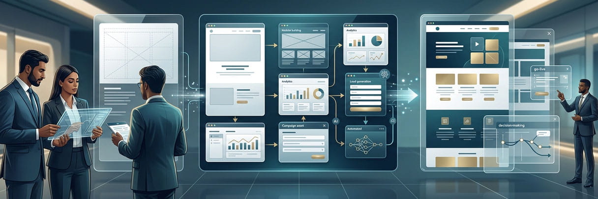 Website MVP with analytics and lead forms