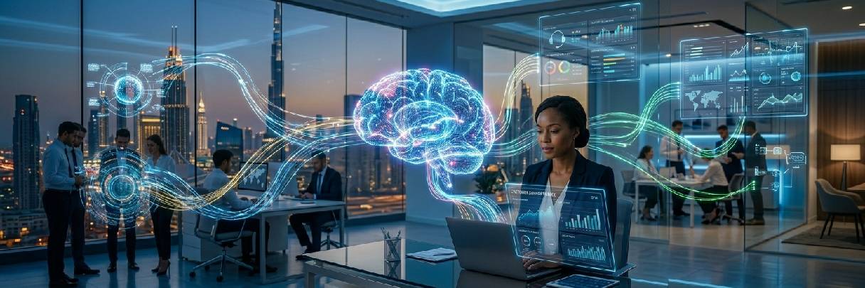 AI chatbot improving business operations and customer support