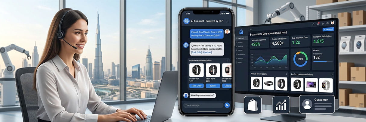 AI Chatbot for Ecommerce Customer Support and Sales Automation