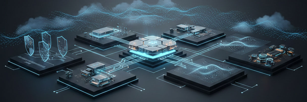 Enterprise AI Assistant Architecture Infrastructure Visualization