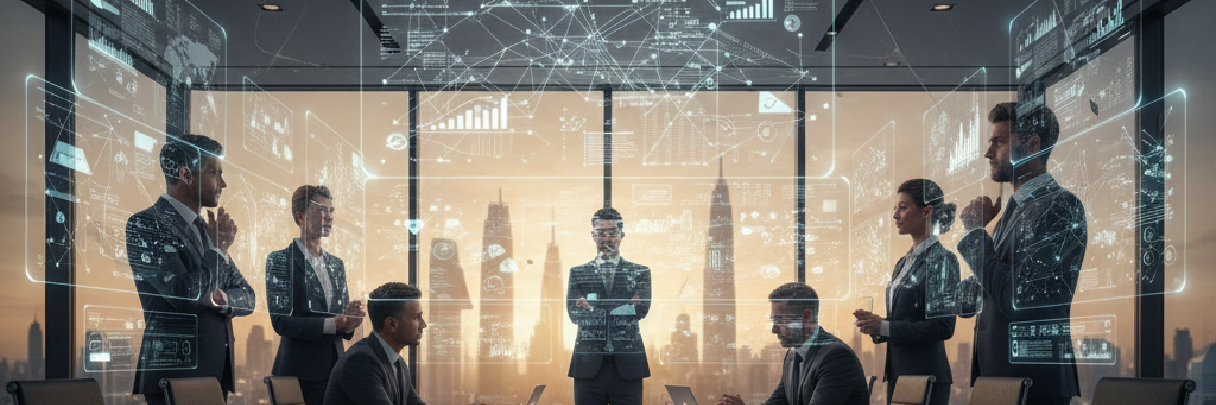 Enterprise AI assistant pricing concept in Dubai corporate setting