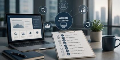 أساسيات تصميم المواقع كخدمة